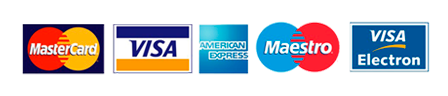 La Chinita Lifan - MasterCard, Visa, American Express, Maestro y Visa Electron - Logos de Tarjetas